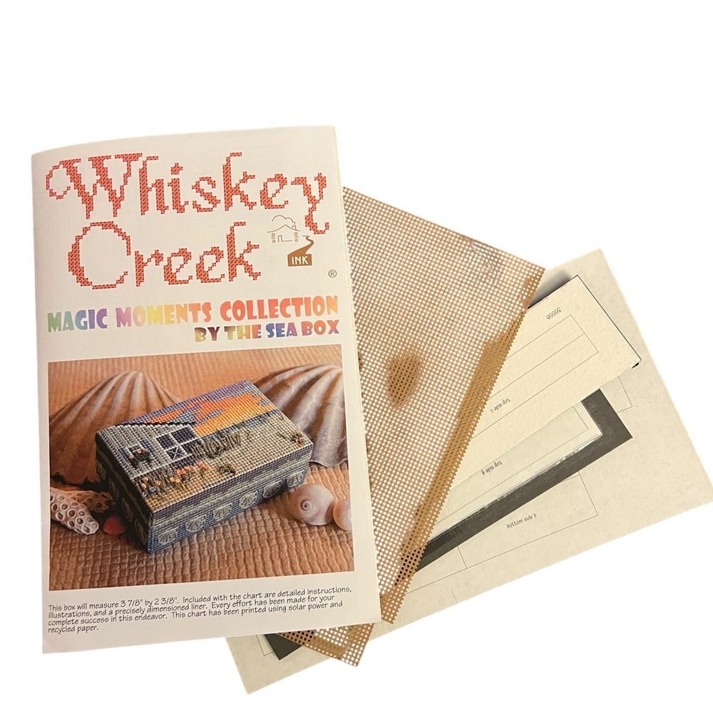 Whiskey Creek Ink By The Sea Box Cross Stitch Kit Magic‎ Moments Collection